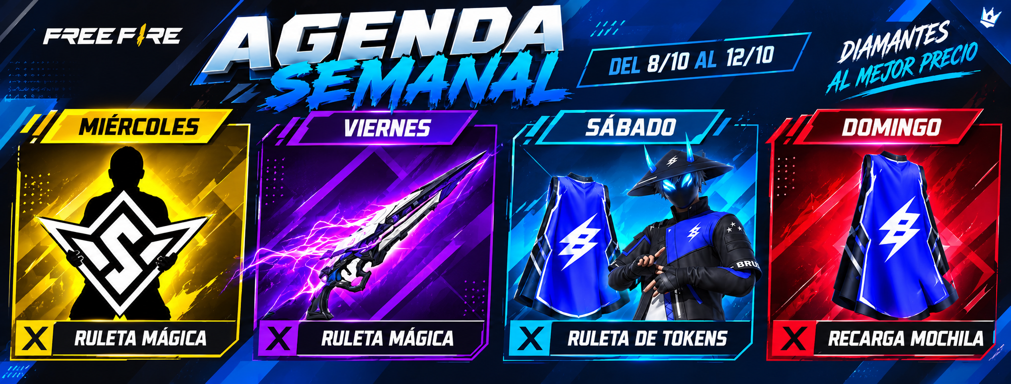 Agenda semanal VEXUP